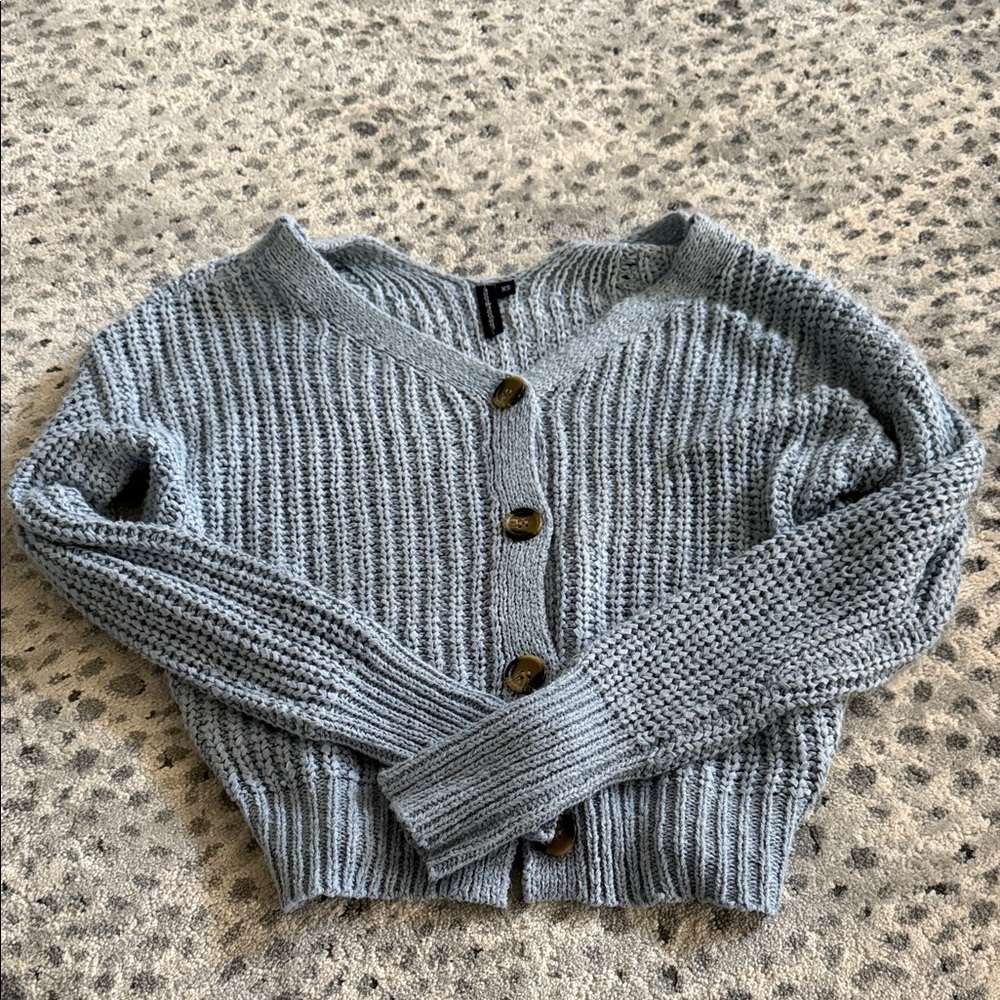 moon & madison Gray Knit Cardigan